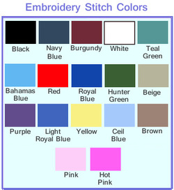 Smock Thread Color Chart